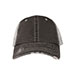 washed-herringbone-cotton-twill-trucker-cap-6990-front