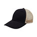 recycled-crosshatch-cotton-trucker-cap-7601D-BLK-KK