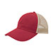 recycled-crosshatch-cotton-trucker-cap-7601D-RED-KK
