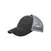 washed-pigment-dyed-twill-trucker-cap-7601M-BLK-GRY