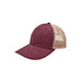 washed-pigment-dyed-twill-trucker-cap-7601M-WINE-TAN