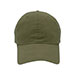 recycled-cotton-dad-hat-7652D-OLIVE-front