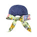 ladies-printed-flower-large-peak-hat-7671B-back