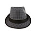 plaid-fedora-hat-8925-BLK-GRY-S-front