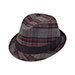 brushed-plaid-fedora-hat-8933-BLK-RED