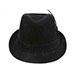 infinity-selections-polyester-denim-fedora-hat-8948-front