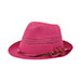 ladies-toyo-braid-fedora-hat-8954-FUCHSIA
