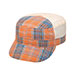 fashion-plaid-army-cap-9039-ORANGE