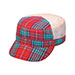 fashion-plaid-army-cap-9039