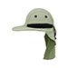 juniper-4-panel-flap-cap-with-wide-brim-J7002A-OLIVE-side