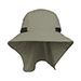 juniper-men-s-nylon-wide-brim-flap-cap-J7213A-front