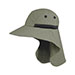 juniper-men-s-nylon-wide-brim-flap-cap-J7213A-quarter