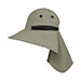 juniper-men-s-nylon-wide-brim-flap-cap-J7213A-side
